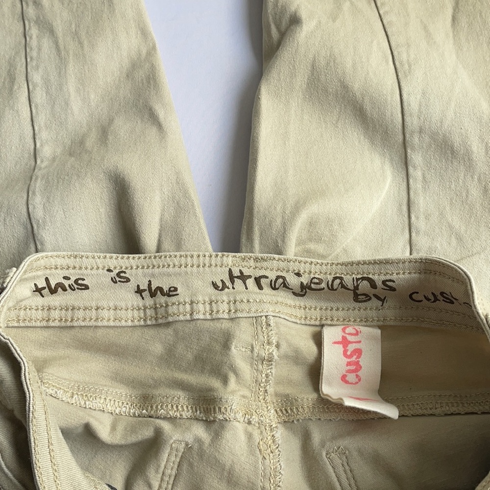 Skinny Cream Coloured Custo Pants Studded - Picture 7 of 9